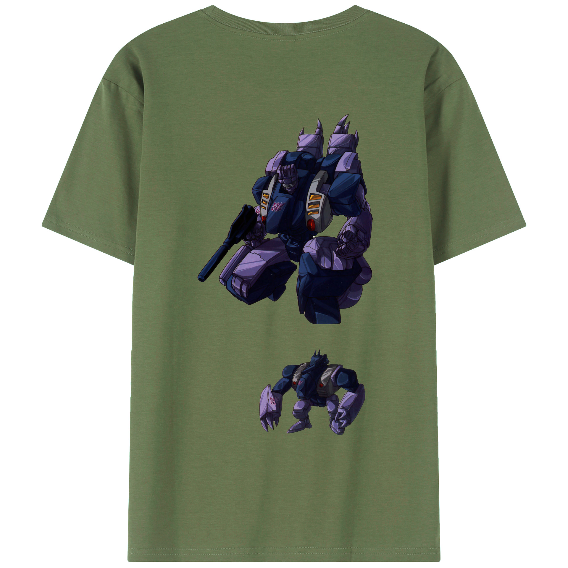 （画像用）  綿100％ メンズ半袖Tシャツ（バックプリント） 通気性
